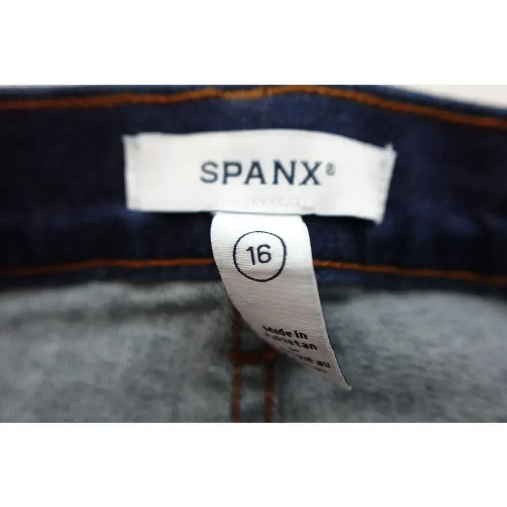 Chic SPANX Women's Blue Denim Jeans Size 16